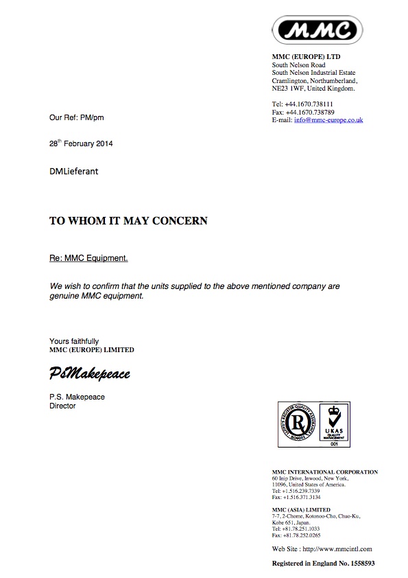 DMLieferant поставщик оригинального оборудования MMC DMLieferant поставщик оригинального оборудования MMC