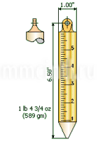 Латунный звуковой отвес Латунный звуковой отвес
